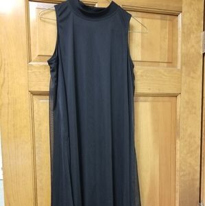 Formal black mini dress